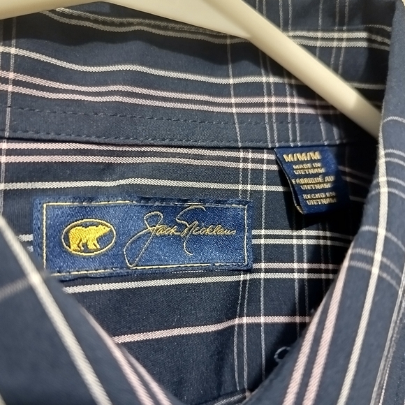 NEW Jack Nicklaus Mens 19th Hole Long Sleeve Button Down Shirt - Picture 3 of 4